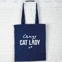 Crazy Cat Lady Tote Bag, thumbnail 1 of 6