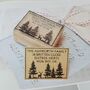 Christmas Personalised Return Address Rubber Stamp, thumbnail 1 of 3