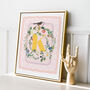 Personalised Letter Vintage Style Print, thumbnail 6 of 7