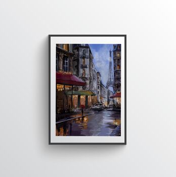 Paris In The Rain Art Print, 2 of 3