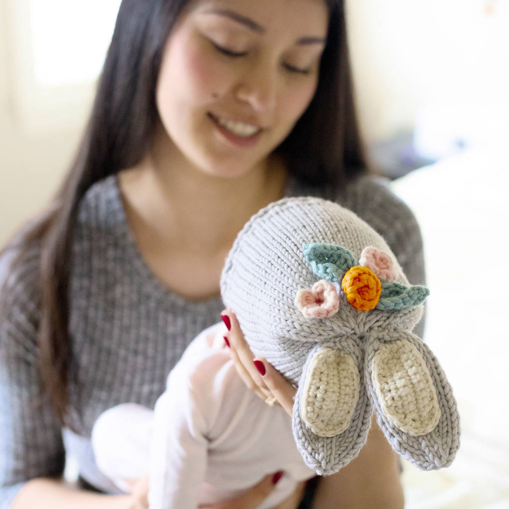 Make Your Own Baby Bunny Woodlands Hat Kit By Stitch & Story