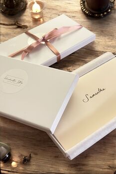 Personalised Luxury Handwritten Letter With Pink Wax Seal, 4 of 4