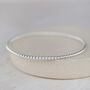 Sterling Silver Twist Bangle, thumbnail 1 of 4