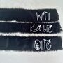 Boo Basket Halloween Bag Ribbon Tag, Place Name, Personalised Ribbon, thumbnail 2 of 5