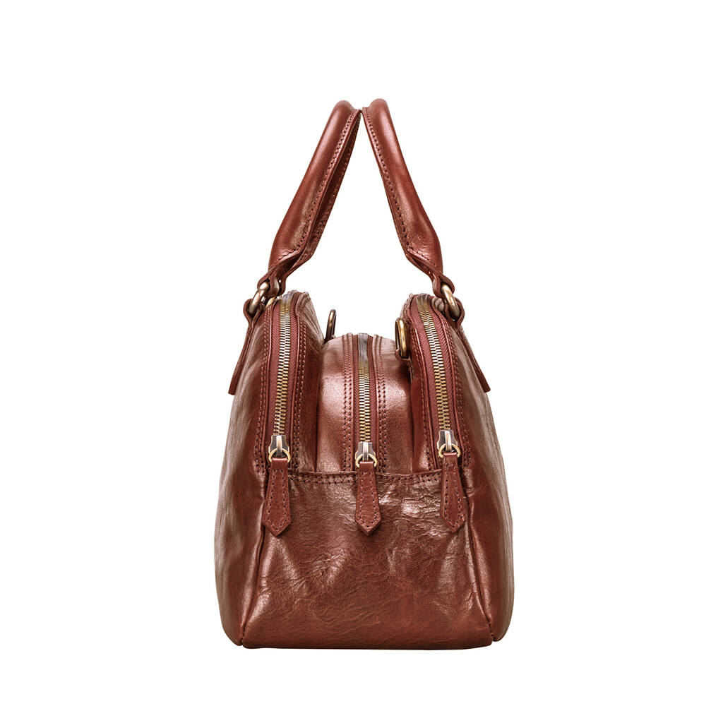 Large Ladies Leather Luggage Bag.'The Liliana L' By Maxwell Scott