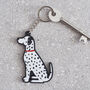 Dalmatian Key Ring Personalisation Available, thumbnail 1 of 3