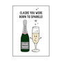 Personalised Prosecco Birthday Card, thumbnail 2 of 3