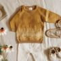 Leaf Pattern Knitted Children's Jumper, thumbnail 1 of 7