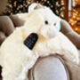 Highland Cow Cream Cushion, Sofa Tidy, Remote Control Holder, thumbnail 1 of 5