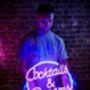 'Cocktails And Dreams' Neon Sign, thumbnail 3 of 5
