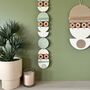 Boho Gallery Wall Set Neutral Decor Geometric Wood Wall Art, thumbnail 2 of 11