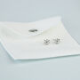Sterling Silver Simple Daisy Flower Stud Earrings, thumbnail 4 of 5