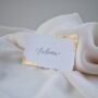 Gold Leaf Calligraphy Place Name Cards X 10, thumbnail 3 of 7