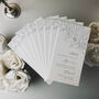 Swancar Wedding Letterpress Invitation, thumbnail 4 of 6