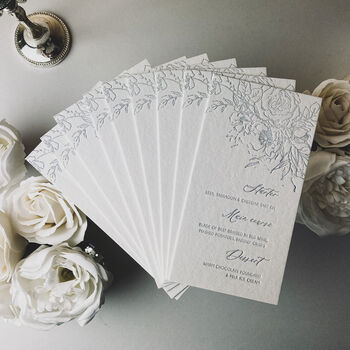 Swancar Wedding Letterpress Invitation, 4 of 6