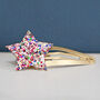 Multi Sequin Star Hair Clasps With Personalised Bag, thumbnail 2 of 2