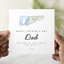 Pun Saw Dad Father's Day Card, thumbnail 1 of 3