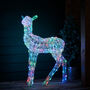 Twinkly Smart LED Outdoor Acrylic Christmas Doe Figure, thumbnail 5 of 12