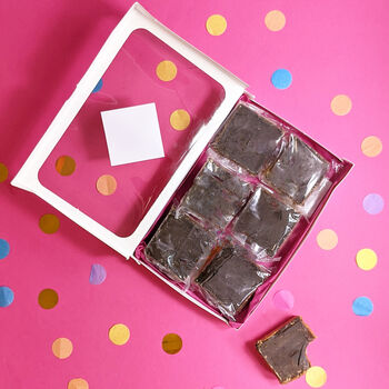 Personalised Mother's Day Gooey Brownies Gift Box, 6 of 6