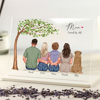 Personalised Mum Family Acrylic Plaque, 3 of 12