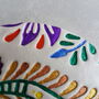 Henna Design Personalised Clay Coaster, thumbnail 3 of 3