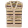 Men's Fair Isle Waistcoat Vintage 1940s Style, thumbnail 1 of 2