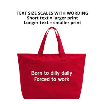 Personalised Zip Tote Bag For Mum Essentials, 7 of 9