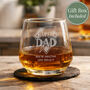 Whisky Gifts Personalised Super Dad Whisky Glass, thumbnail 5 of 5