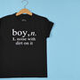 'Boy' Definition T Shirt, thumbnail 1 of 5