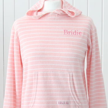 Personalised Hoodie, Changing Top, Swim Cover Up, 6 of 10