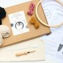 Penguin Punch Needle Diy Beginner Embroidery Kit, thumbnail 1 of 7