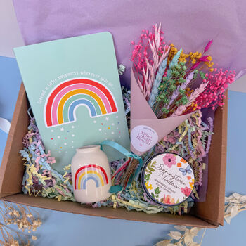 Rainbow Gift Hamper With Dried Flowers, 4 of 4