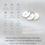 Personalised 40th Birthday Pearl Necklace – Sterling Silver Or Gold Vermeil, thumbnail 5 of 8