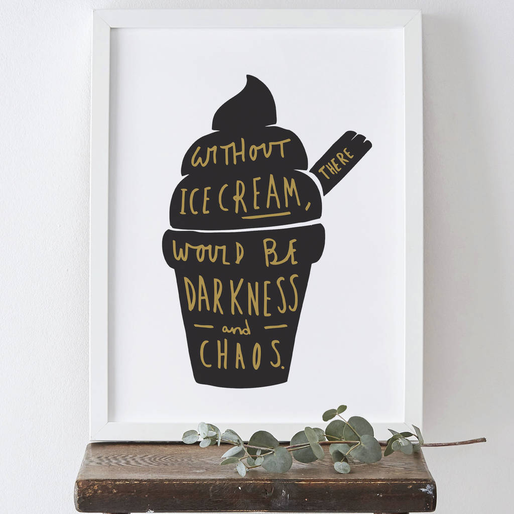 Ice Cream Kitchen Print, 1 of 5