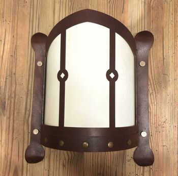 Corten Steel Curved Wall Light Surrounds Cardinal, 3 of 9