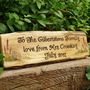 Woodland Wood Signs With Hand Painted Flowers, thumbnail 4 of 4
