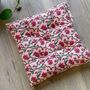 Bahar Floral Seat Pad In Pink, thumbnail 1 of 4