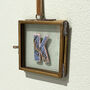 Couples Keepsake Hand Embroidered Framed Letters, thumbnail 9 of 9