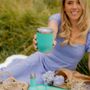 Turquoise Insulated Wine Tumbler, thumbnail 2 of 9