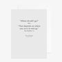 Alice In Wonderland Quote Letterpress Card, thumbnail 2 of 4