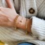 Crystal Daisy Charm Bracelet, thumbnail 8 of 9