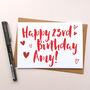 Personalised 'Happy Birthday' Greeting Card, thumbnail 2 of 11