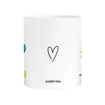 Personalised Dad Mug – Bold Colourful Father’s Day Gift – Fun Mug For Dad, 3 of 9