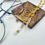 Floral Summer Reading Detachable Glass Chain Holder Lanyard, thumbnail 4 of 4