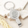 90th Birthday 1936 Sixpence Bottle Opener Keyring, thumbnail 1 of 7