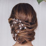 Gold, Silver Or Rose Gold Floral Wedding Hairvine Evie, thumbnail 1 of 12