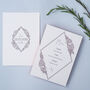 Flora Geo Wedding And Event Invitation Cards, thumbnail 8 of 9