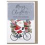 Santa Claus Personalised Family Christmas Card Pack Or Single Card, thumbnail 4 of 4