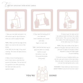 Personalised Wine Label | Pairs Well With Bridesmaids, 12 of 12