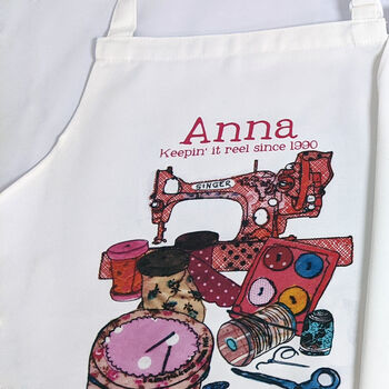 Personalised Sewing Apron, 3 of 9